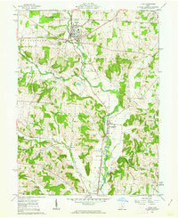 Utica 1961 topographic map preview