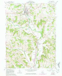 Utica 1961 topographic map preview