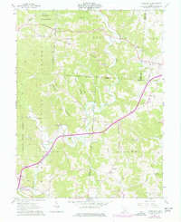 Vales Mills 1961 topographic map thumbnail