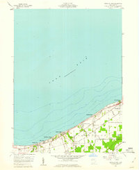 Vermilion West 1959 topographic map thumbnail