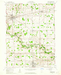 Versailles 1961 topographic map thumbnail