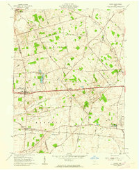 Vienna 1961 topographic map preview