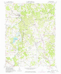 Vinton 1961 topographic map thumbnail