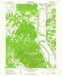 Wakefield 1961 topographic map thumbnail