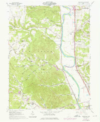 Wakefield 1961 topographic map thumbnail