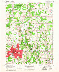 Salem 1966 topographic map thumbnail