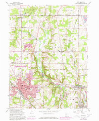 Salem 1966 topographic map preview