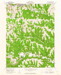 Salineville 1960 topographic map thumbnail