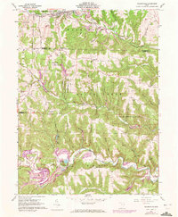 Salineville 1960 topographic map thumbnail