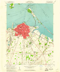 Sandusky 1959 topographic map preview