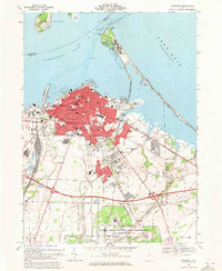 Sandusky 1969 topographic map thumbnail