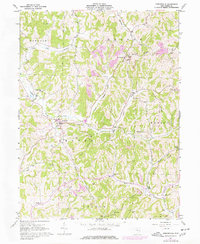 Sarahsville 1961 topographic map thumbnail