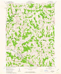 Scio 1961 topographic map thumbnail