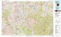 Senecaville Lake 1980 topographic map thumbnail