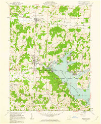 Senecaville 1961 topographic map thumbnail