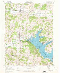 Senecaville 1961 topographic map thumbnail