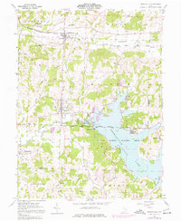 Senecaville 1961 topographic map thumbnail