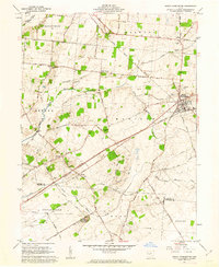 South Charleston 1961 topographic map thumbnail