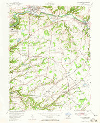South Lebanon 1955 topographic map thumbnail