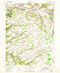 South Lebanon 1955 topographic map thumbnail