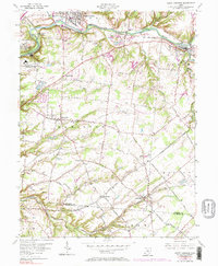 South Lebanon 1955 topographic map thumbnail