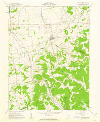 South Salem 1961 topographic map thumbnail