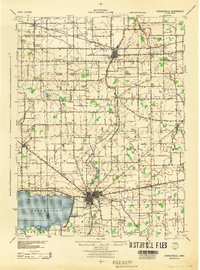 Spencerville 1944 topographic map thumbnail