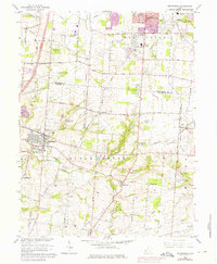 Springboro 1965 topographic map thumbnail