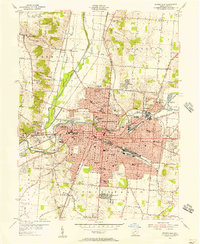 Springfield 1955 topographic map preview