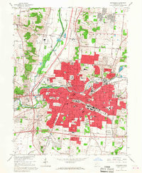 Springfield 1966 topographic map preview
