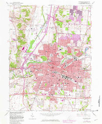 Springfield 1966 topographic map preview