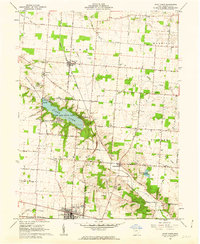 Saint Paris 1961 topographic map thumbnail