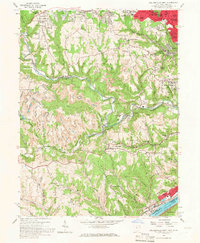 Steubenville West 1958 topographic map thumbnail