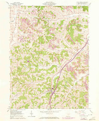 Stone Creek 1961 topographic map thumbnail