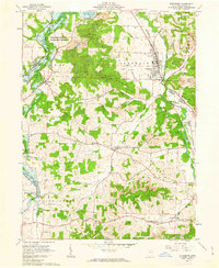 Strasburg 1961 topographic map thumbnail