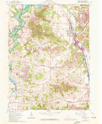 Strasburg 1961 topographic map thumbnail