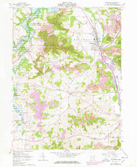 Strasburg 1961 topographic map thumbnail