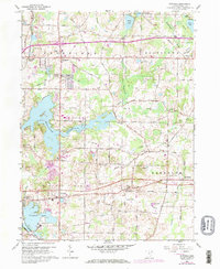 Suffield 1960 topographic map thumbnail