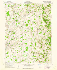 Sugar Tree Ridge 1961 topographic map thumbnail