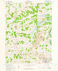 Sugarcreek 1961 topographic map thumbnail