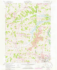 Sugarcreek 1961 topographic map preview