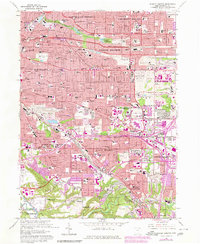 Shaker Heights 1963 topographic map thumbnail