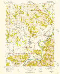 Shandon 1955 topographic map preview