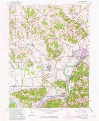 Shandon 1965 topographic map preview