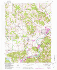 Shandon 1965 topographic map preview