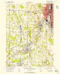 Sharon West 1954 topographic map thumbnail