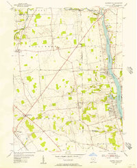 Shawnee Hills 1954 topographic map thumbnail