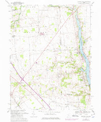 Shawnee Hills 1967 topographic map thumbnail