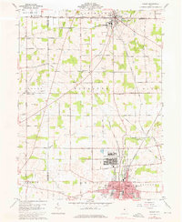 Shelby 1960 topographic map preview