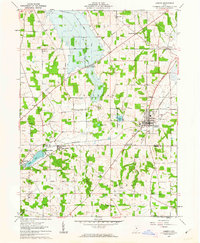 Shreve 1961 topographic map thumbnail